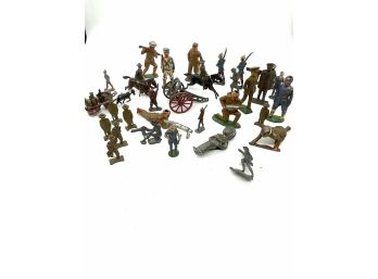 Large Collection Of Vintage Lead Figures