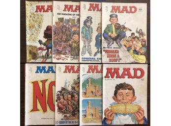Collection Of Vintage MAD Magazines
