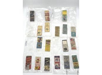 Collection Of Vintage Advertising Matchbook Covers