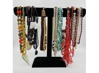 Large Collection Of Costume Jewelry Necklaces