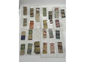 Large Collection Of Vintage Advertising Matchbook Covers
