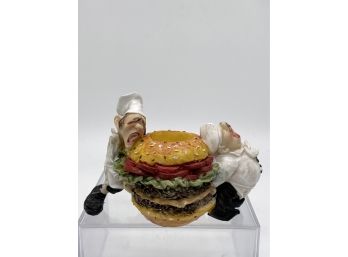 Chefs And Burger Tooth Pick Holder