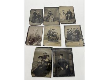 Collection Of Tin Type Photographs