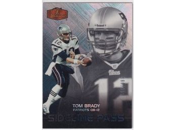 2006 Flair Showcase Tom Brady Sideline Pass Numbered /999