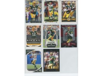Lot Of 8 Aaron Rogers Cards