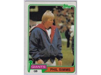 1981 TOPPS Phil Simms