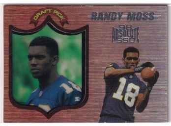 1998 Absolute Randy Moss SSD Rookie Card