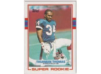 1989 Topps Thurman Thomas Super Rookie