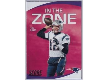 2020 Score Tom Brady In The Zone Insert