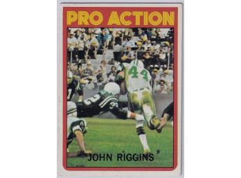 1972 Topps John Riggins Pro Action