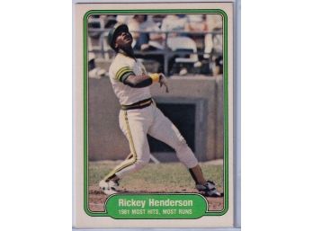 1982 Fleer Rickey Henderson