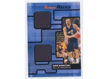 2007 Bowman Relics Dirk Nowitzki Authentic Relic Card