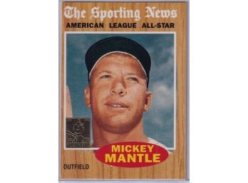 1996 Topps The Sporting News Mickey Mantle
