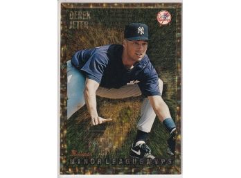 1995 Bowman Minor League MVPs Derek Jeter Gold Foil Rookie Card