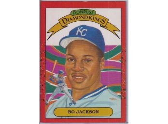 1989 Donruss Diamond Kings Bo Jackson
