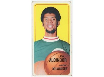 1970 Topps Lew Alcindor Second Year Card