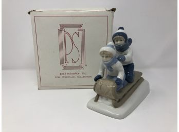 Vintage Paul Sebastian Porcelain Figurine New In Box  A MUST HAVE!!