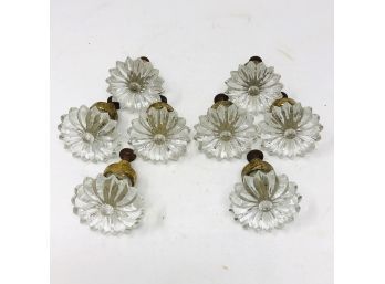 Collection Of (8) Vintage Glass Knobs