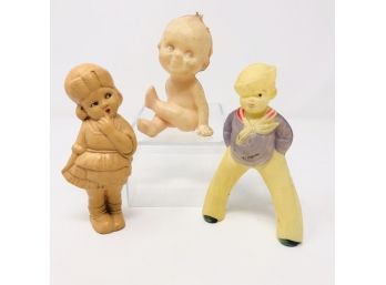 Collection Of Antique Celluloid Figures
