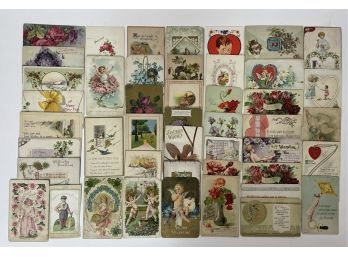 Antique Post Card Lot Valentines ETC (5)