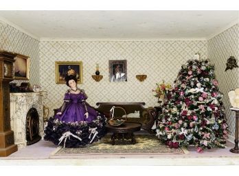 Miniature Scene 4 - Victorian Christmas In The Parlor