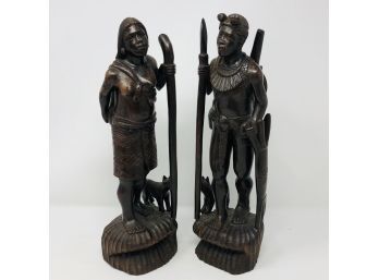 Carved Polynesian Statues