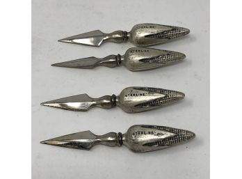 Corn On There Cob Holders Marked Sterling