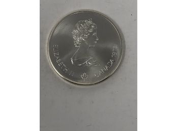 1973 Canadian $10 Olympic Coin 1.75 Oz Silver