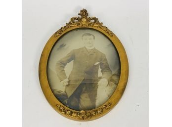Antique Oval Framed Portrait