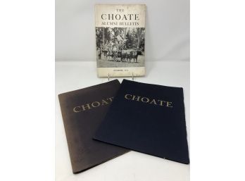 Lot Of Choate Ephemera