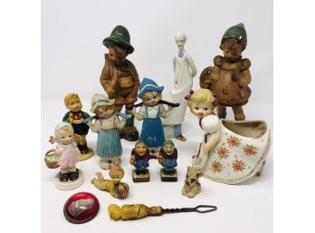 Large Lot Of Goebel Vintage Hummel Collectible Figures And More!!!!! As Is