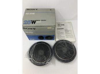 Vintage Sony XS-311S 25W Speakers New In Box