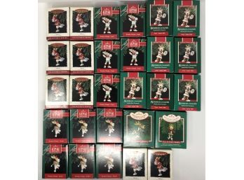 Large Lot Of Vintage Hallmark Ornaments New In Boxes