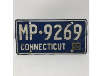 Vintage License Plate