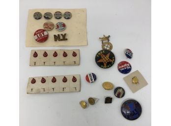 Vintage Pin Lot Misc