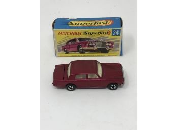Vintage Matchbox Superfast Rolls Royce W/  Original  Box