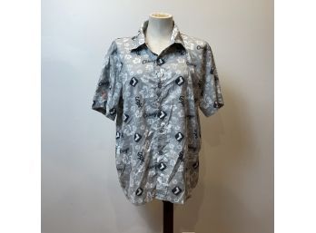 Vintage Mens Chicago White Sox Hawaiian Shirt Size Medium