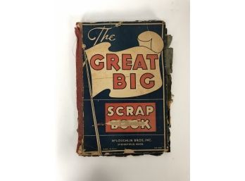 Vintage Scrap Book Of Movie Stars Etc
