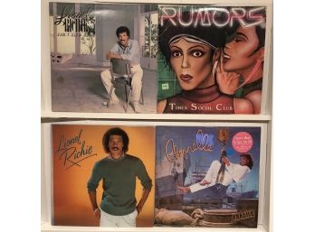 Collection Of R&b And Pop Albums Including Lionel Richie And Rumors