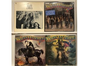 Collection Of Molly Hatchet And Silver Albums