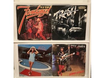 Collection Of Albums Including ZZ Top, Motels, Trash, Rick James