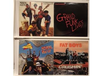 Collection Of R&B Albums Including Fat Boys, Grand Funk Live And Musical Youth