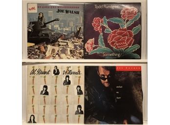 Collection Of Joe Walsh, Al Stewart And Joe Cocker Albums