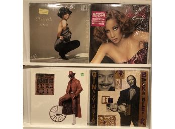 Collection Of R&b And Pop Albums Including Quincy Jones And Kool Mo Dee