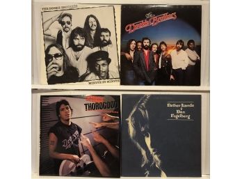 Collection Of The Doobie Brothers, Dan Fogelberg And George Thorogood Albums