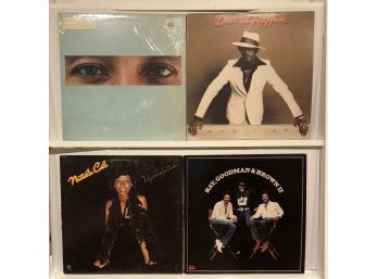 Collection Of R&b And Pop Albums Including Natalie Cole And Smokey Robinson