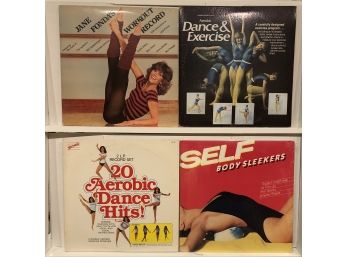 Collection Of Workout Albums Including Jane Fonda