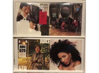 Collection Of R&b And Pop Albums Including Juice And Stephanie Mills