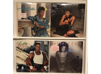 Collection Of R&b And Pop Albums Including Natalie Cole And Anita Baker