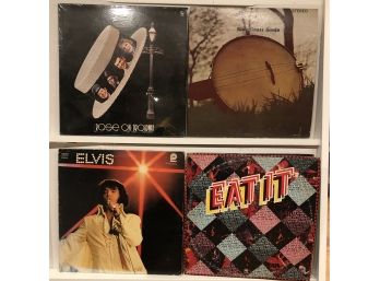 Collection Of Albums Including Elvis, Humble Pie And Blue Grass Banjo